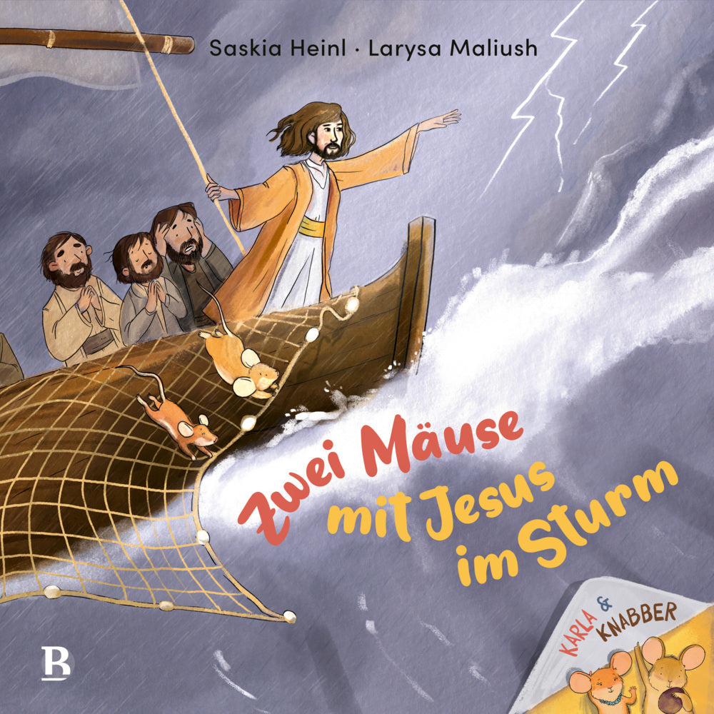 Zwei Mäuse mit Jesus im Sturm (Saskia Heinl)