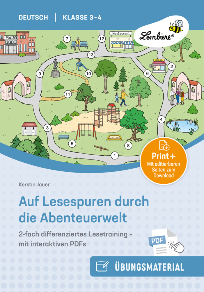 Auf Lesespuren durch die Abenteuerwelt (Kerstin Jauer)