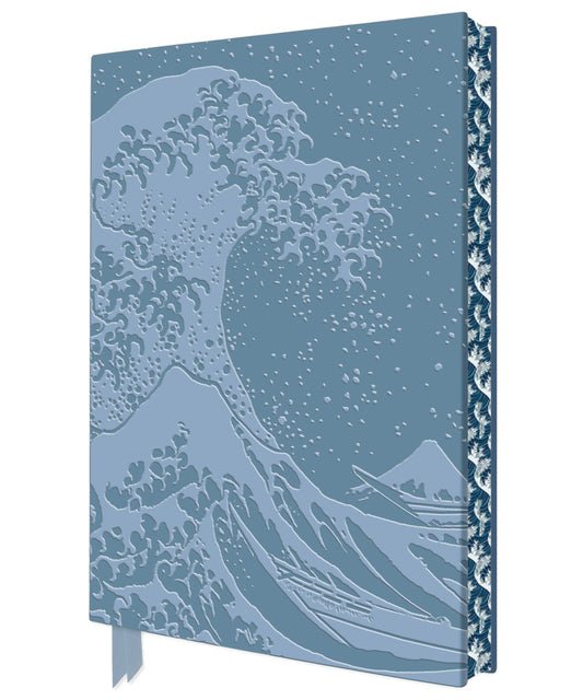Exquisit Premium Skizzenbuch: Katsushika Hokusai, Die große Welle (Flame Tree Publishing)