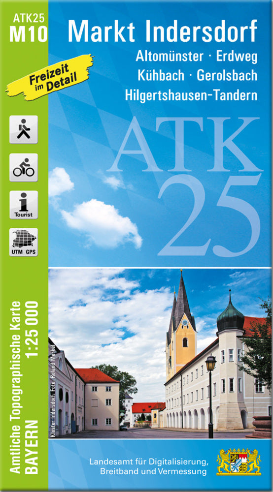 ATK25-M10 Markt Indersdorf (Amtliche Topographische Karte 1:25000) (Breitband Und Vermessung, Bayern Landesamt Für Digitalisierung)