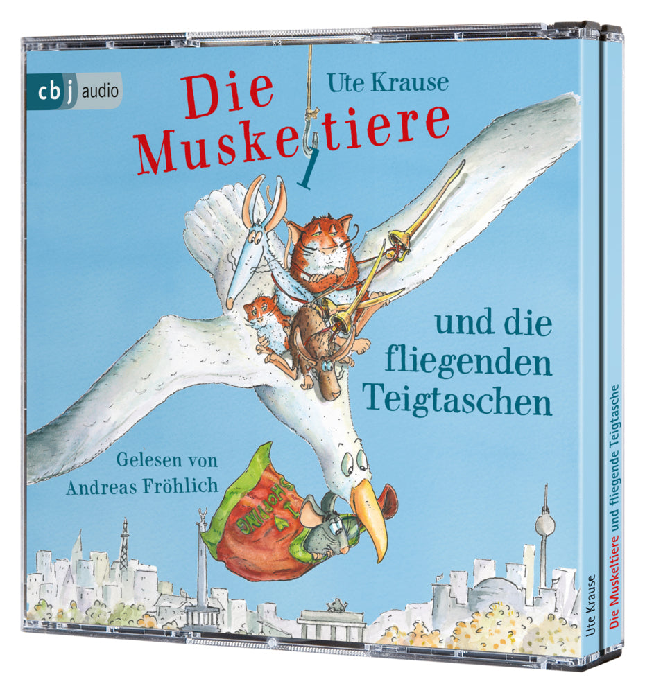 Die Muskeltiere und die Fliegenden Teigtaschen, 3 Audio-CD (Ute Krause)