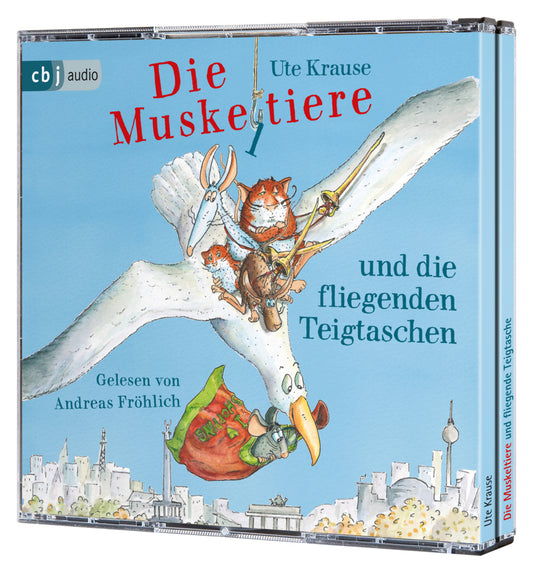 Die Muskeltiere und die Fliegenden Teigtaschen, 3 Audio-CD (Ute Krause)