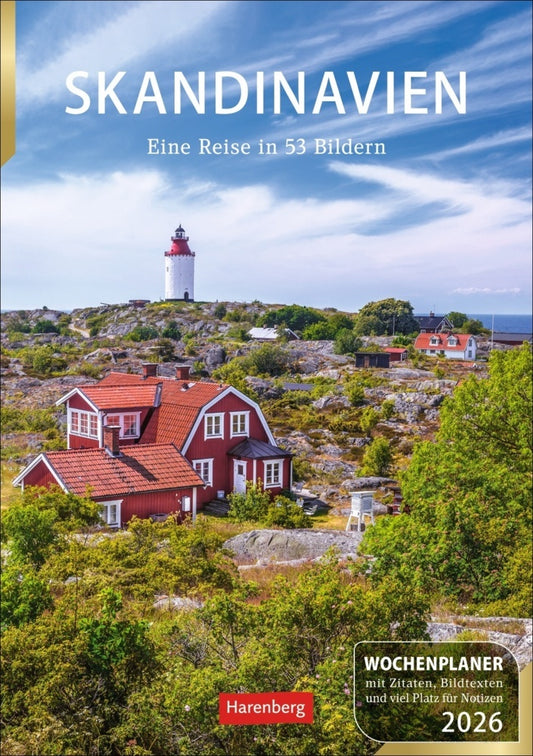 Skandinavien Wochenplaner 2026 - Eine Reise in 53 Bildern (Ulrike Issel)