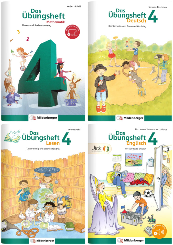 Sicher ins 5. Schuljahr - Paket: Rechnen - Schreiben - Lesen - Grammatik - Englisch · Klasse 4 (Sabine Stehr)