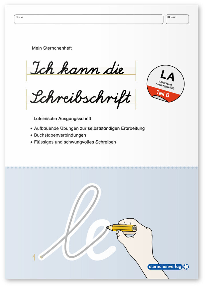 Ich kann die Schreibschrift - Lateinische Ausgangsschrift - LA - Übungsheft zu den Buchstabenverbindungen (Sternchenverlag Gmbh)