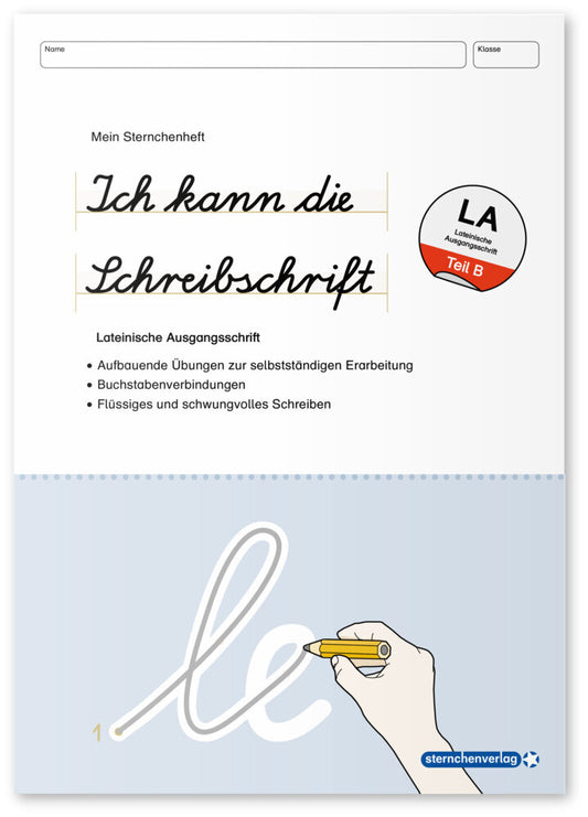Ich kann die Schreibschrift - Lateinische Ausgangsschrift - LA - Übungsheft zu den Buchstabenverbindungen (Sternchenverlag Gmbh)