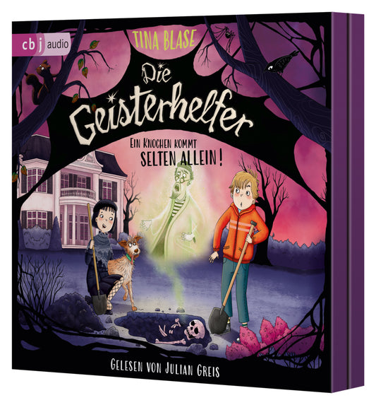 Die Geisterhelfer - Ein Knochen kommt selten allein, 3 Audio-CD (Tina Blase)