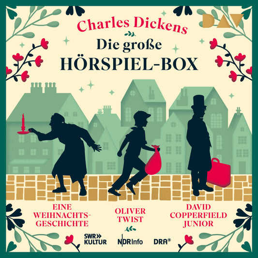 Die große Hörspiel-Box - Eine Weihnachtsgeschichte, Oliver Twist, David Copperfield Junior, 4 Audio-CD (Charles Dickens)