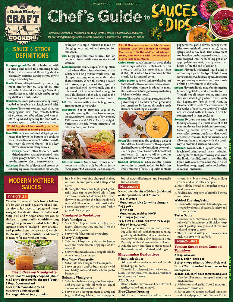 Chef's Guide to Sauces & Dips (Jay Weinstein)