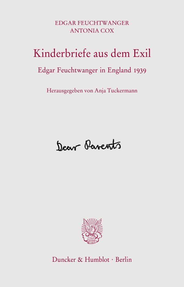 Kinderbriefe aus dem Exil (Edgar Feuchtwanger)