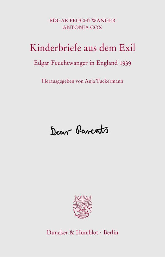 Kinderbriefe aus dem Exil (Edgar Feuchtwanger)