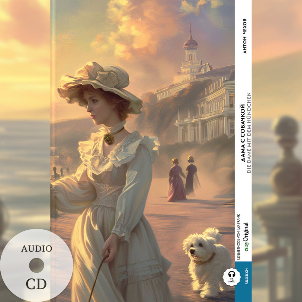 Dama s sobatschkoi / Die Dame mit dem Hündchen (Buch + Audio-CD) - Frank-Lesemethode - Kommentierte zweisprachige Ausgabe Russisch-Deutsch, m. 1 Audio-CD, m. 1 Audio, m. 1 Audio (Anton Pawlowitsch Tschechow)
