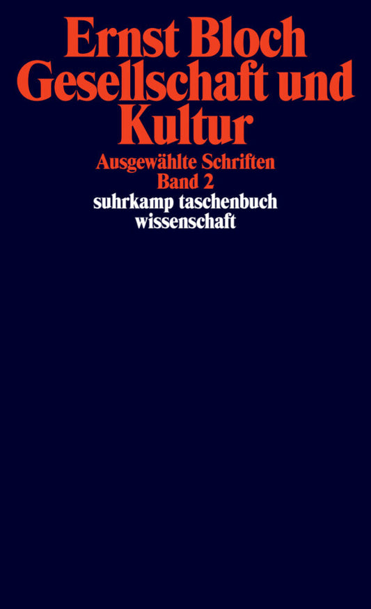 Gesellschaft und Kultur (Ernst Bloch)