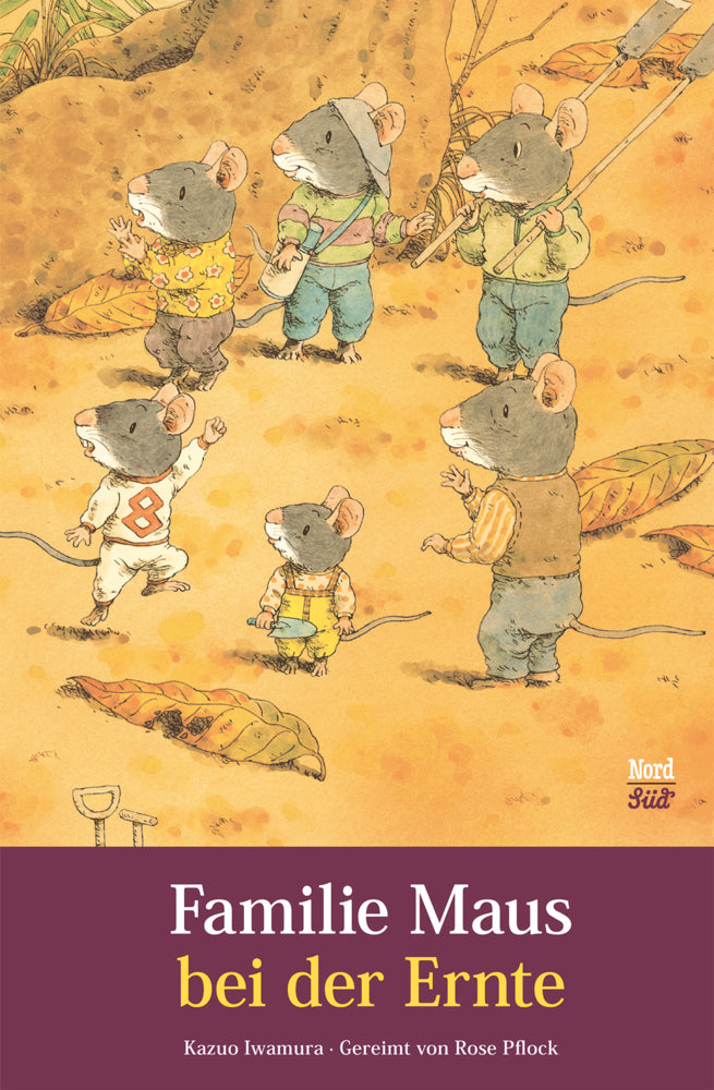 Familie Maus bei der Ernte (Rose Pflock)