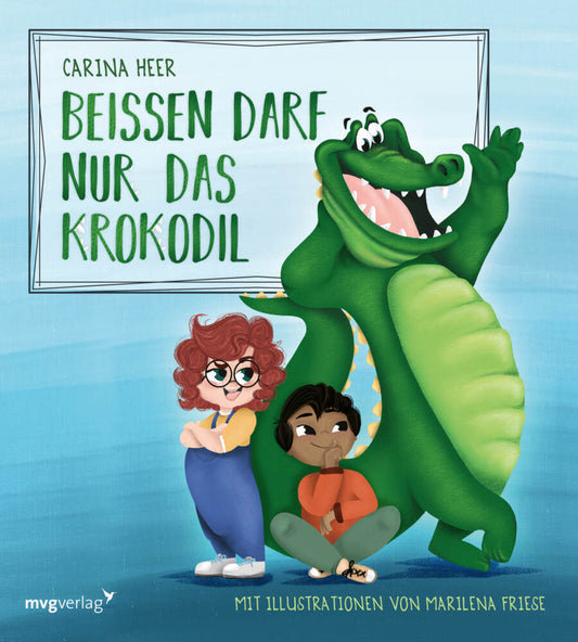 Beißen darf nur das Krokodil - Pappbilderbuch (Carina Heer)