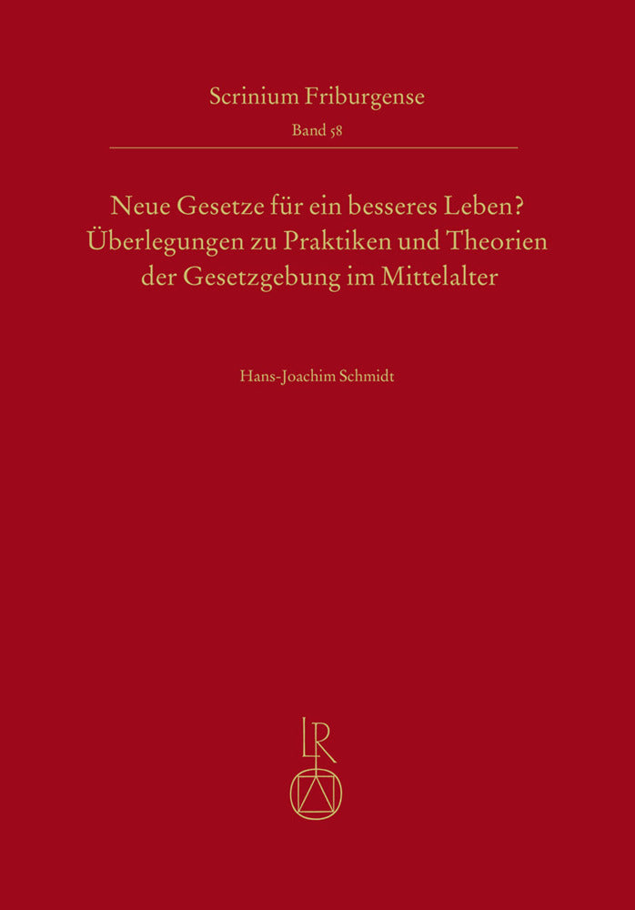 Neue Gesetze für ein besseres Leben? (Hans-Joachim Schmidt)