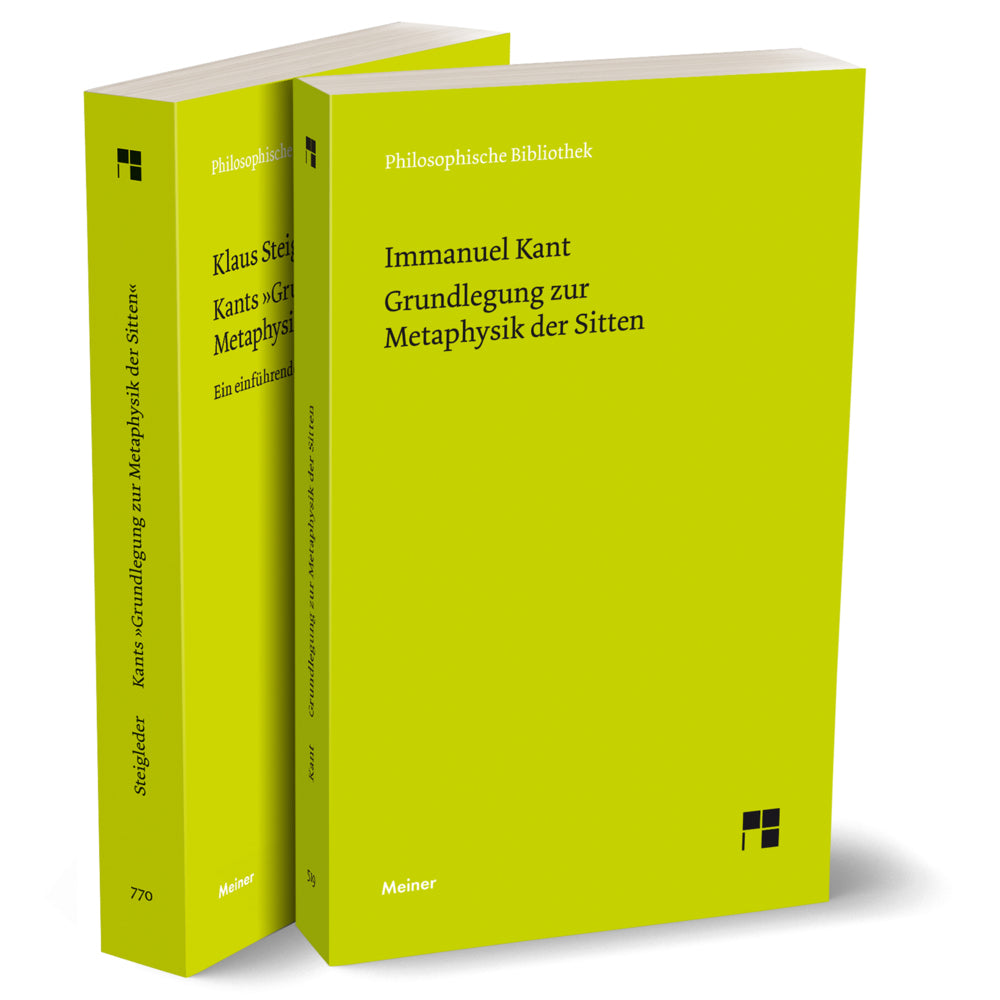 Grundlegung zur Metaphysik der Sitten + Kommentar (Set) (Immanuel Kant)