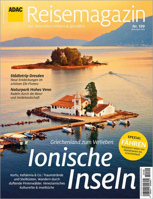 ADAC Reisemagazin mit Titelthema Ionische Inseln (Motor Presse Stuttgart)
