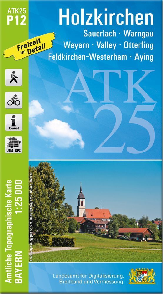 ATK25-P12 Holzkirchen (Amtliche Topographische Karte 1:25000) (Breitband Und Vermessung, Bayern Landesamt Für Digitalisierung)