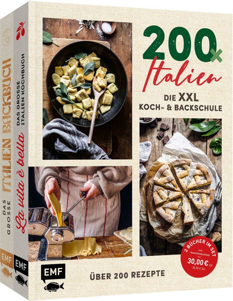 200 x Italien - Die XXL Koch- und Backschule (Svenja Mattner-Shahi)