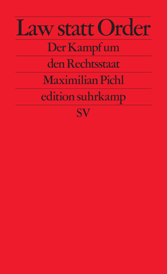 Law statt Order (Maximilian Pichl)