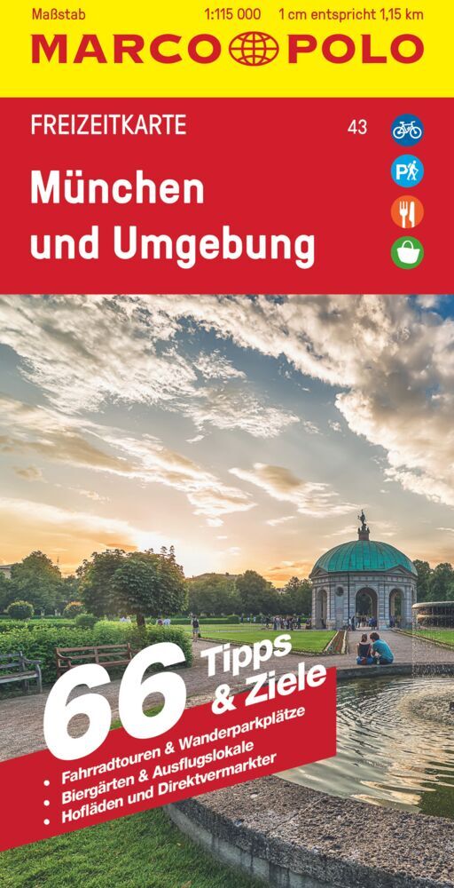 MARCO POLO Freizeitkarte 43 München und Umgebung 1:110.000 (Marco Polo Verlag)