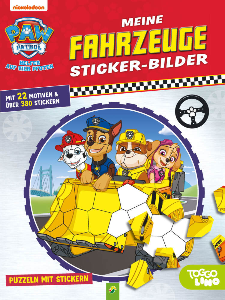 PAW Patrol: Meine Fahrzeuge Sticker-Bilder (Schwager & Steinlein Verlag)
