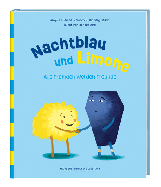 Nachtblau und Limone. Aus Fremden werden Freunde. Mit Nächstenliebe Vorurteile überwinden. Christliche Kindergeschichte über Hilfsbereitschaft. Bilderbuch zum Vorlesen ab 5 Jahren. (Amy-Jill Levine)
