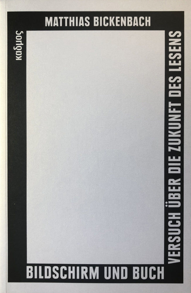 Bildschirm und Buch (Matthias Bickenbach)
