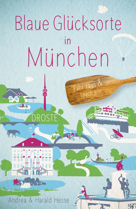 Blaue Glücksorte in München (Andrea Hesse)
