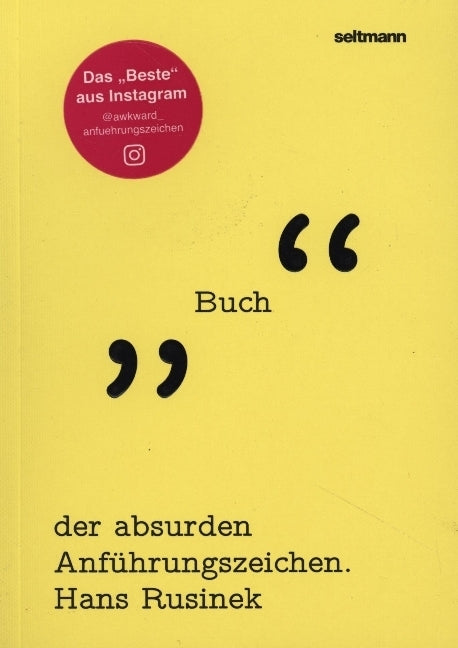 Das Buch der absurden Anführungszeichen (Rusinek Hans)