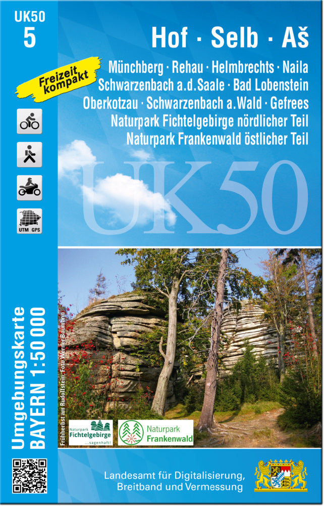 UK50-5 Hof, Selb, As (Breitband Und Vermessung, Bayern Landesamt Für Digitalisierung)