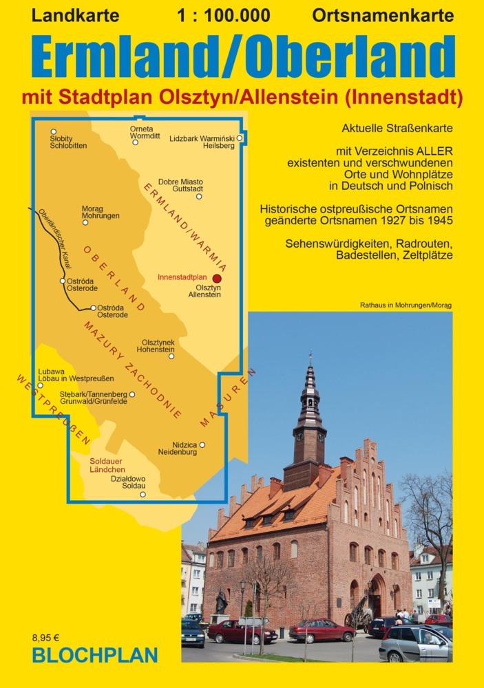 Landkarte Ermland/Oberland (Dirk Bloch)