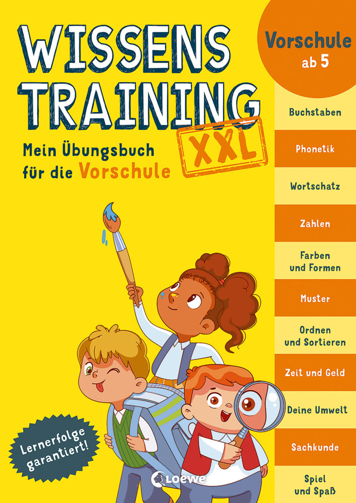 Wissenstraining XXL - Mein Übungsbuch für die Vorschule (Lisa Trumbauer)