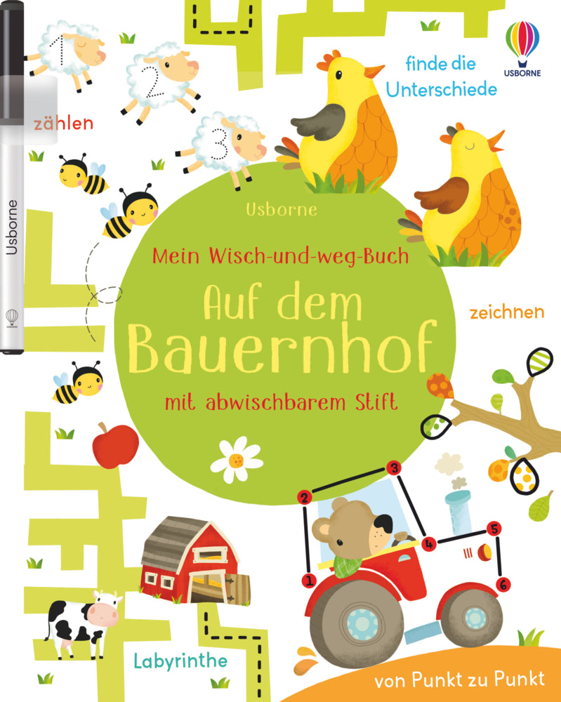 Mein Wisch-und-weg-Buch: Auf dem Bauernhof (Kirsteen Robson)