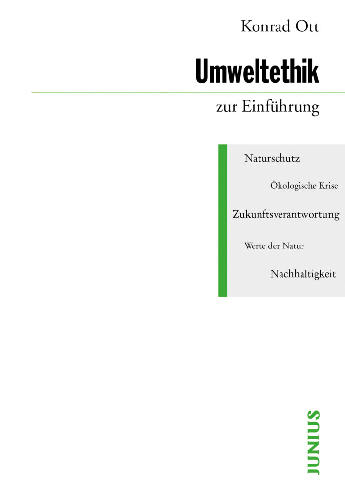 Umweltethik zur Einführung (Konrad Ott)