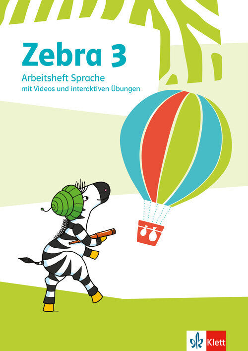 Zebra 3, Arbeitsheft Sprache mit Videos und interaktiven Übungen Klasse 3