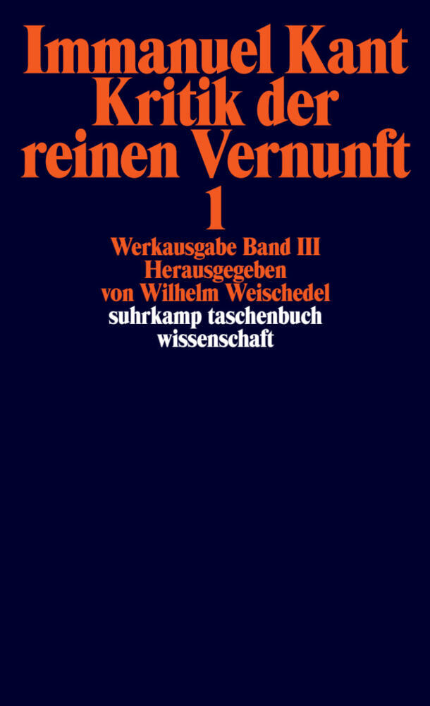 Werkausgabe in 12 Bänden, 2 Teile (Immanuel Kant)
