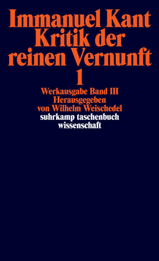 Werkausgabe in 12 Bänden, 2 Teile (Immanuel Kant)