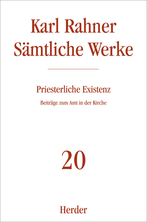 Karl Rahner Sämtliche Werke (Karl Sj Rahner)