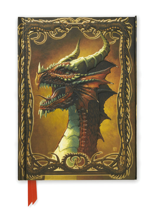 Premium Notizbuch DIN A5: Kerem Beyit, Roter Drachen (Flame Tree Publishing)