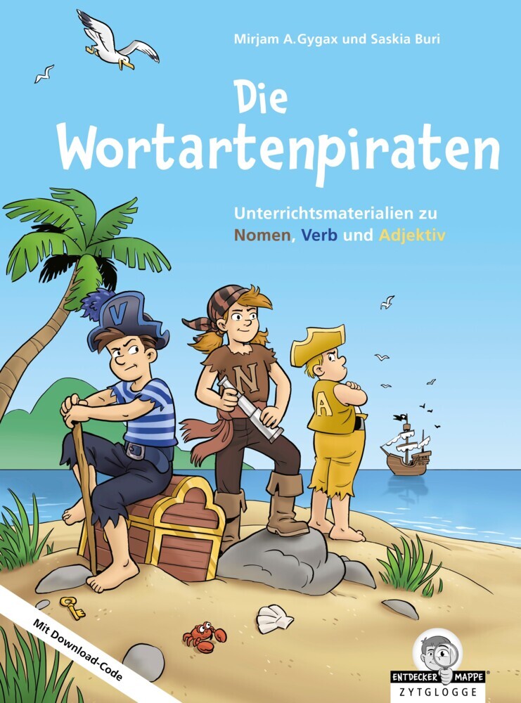 Die Wortartenpiraten, m.  Audio (Mirjam A. Gygax)