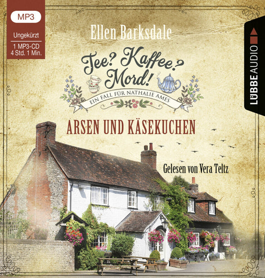Tee? Kaffee? Mord! - Arsen und Käsekuchen, 1 Audio-CD, 1 MP3 (Ellen Barksdale)