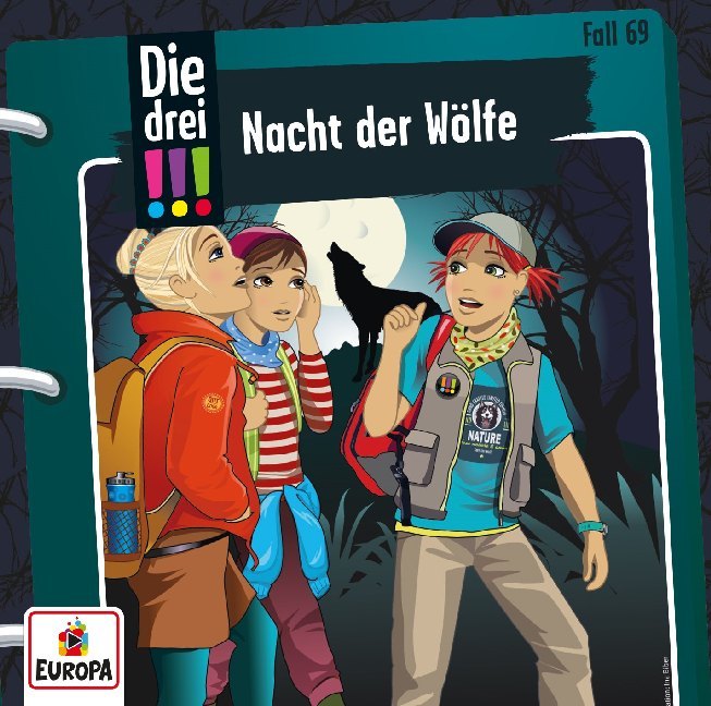 Die drei !!! - Nacht der Wölfe.Tl.69, 1 Audio-CD
