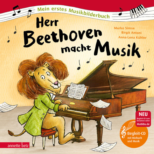 Herr Beethoven macht Musik (Mein erstes Musikbilderbuch mit CD und zum Streamen, Bd.) (Marko Simsa)