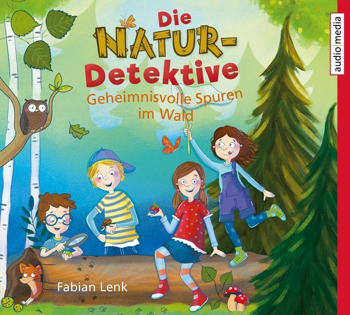 Die Natur-Detektive - Geheimnisvolle Spuren im Wald, 1 Audio-CD (Fabian Lenk)