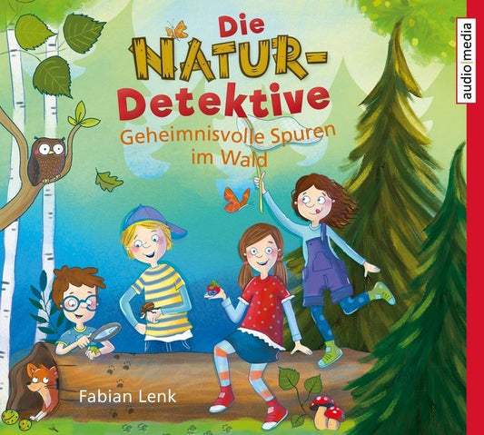 Die Natur-Detektive - Geheimnisvolle Spuren im Wald, 1 Audio-CD (Fabian Lenk)