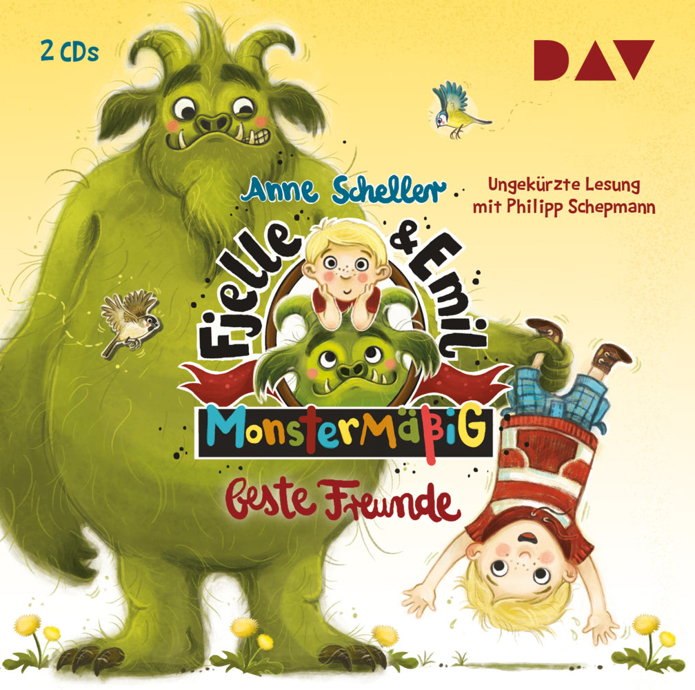Fjelle und Emil - Teil 1: Monstermäßig beste Freunde, 2 Audio-CDs (Anne Scheller)