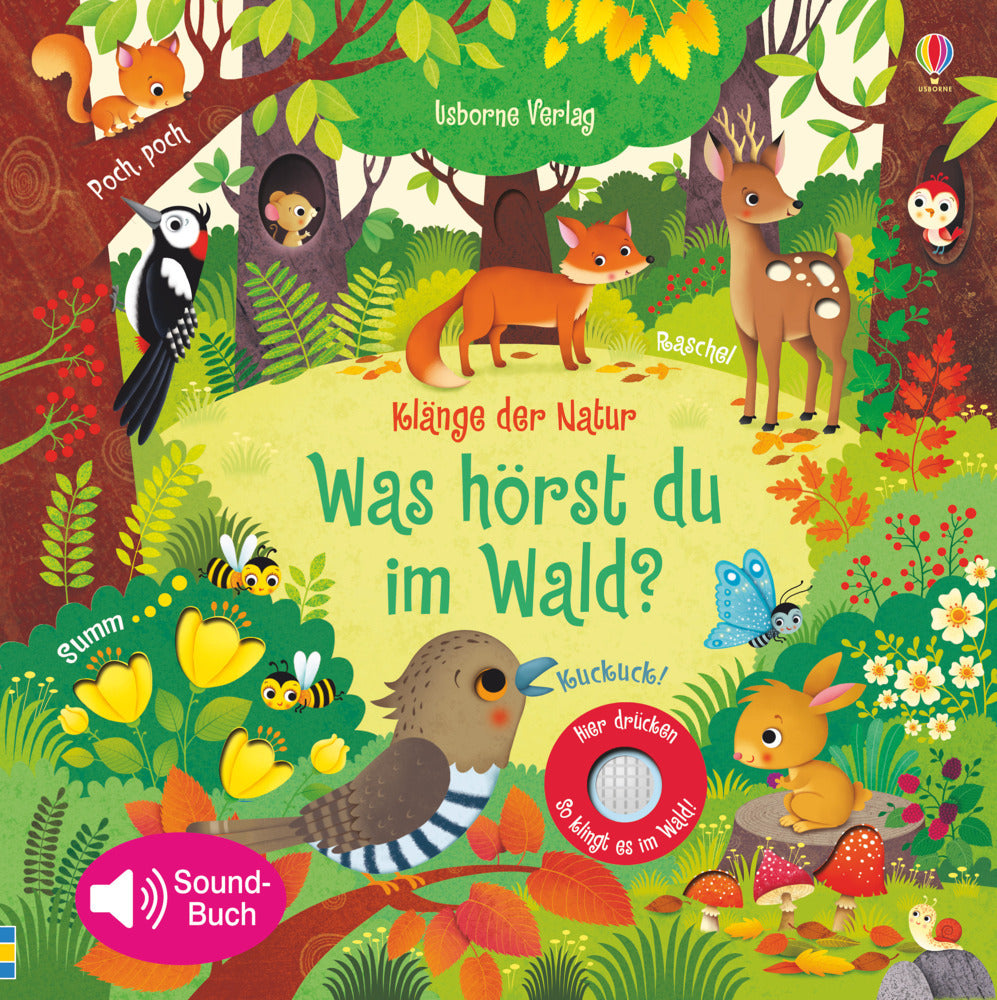 Klänge der Natur: Was hörst du im Wald?, m. Soundeffekten (Sam Taplin)