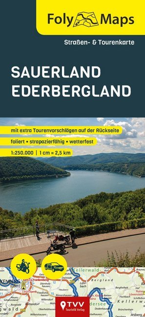 FolyMaps Sauerland Ederbergland 1:250 000 (Bikerbetten)